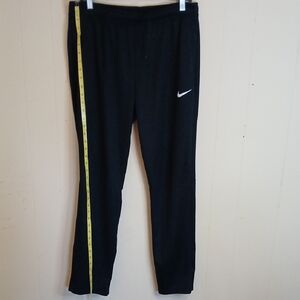 Nike Black Joggers with White Swoosh